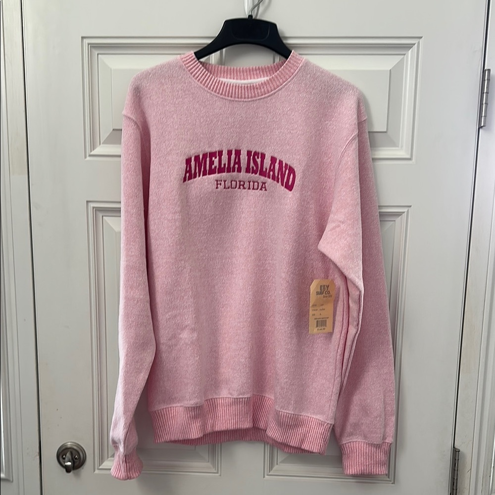 Amelia Island Pink Sweater